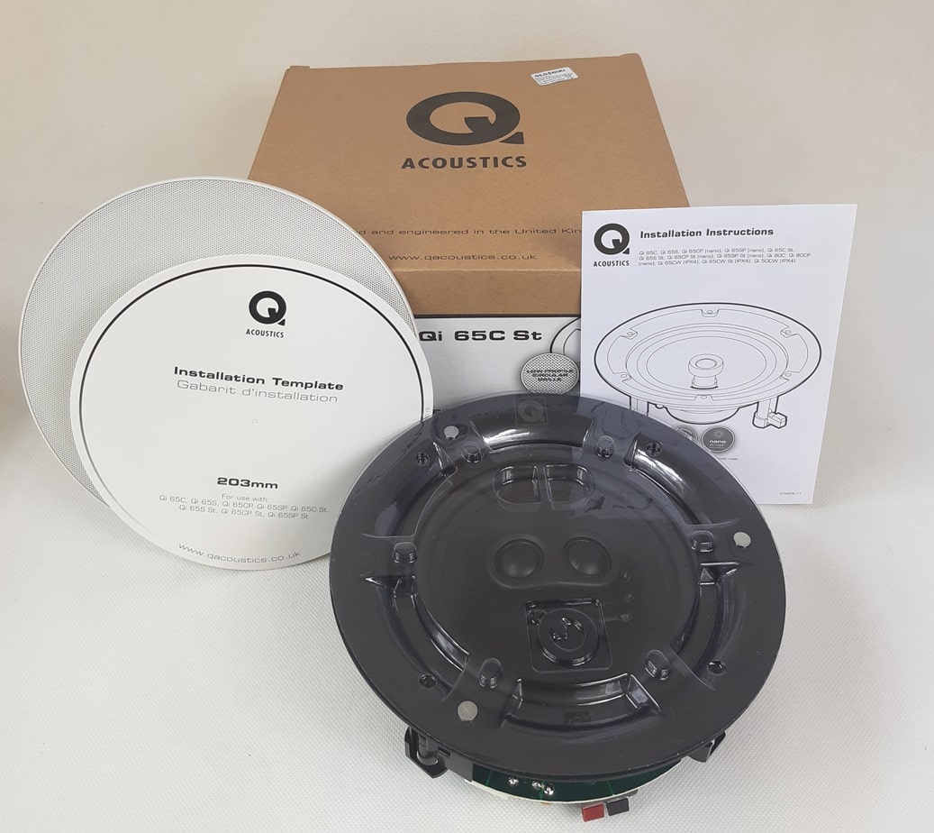 Q Acoustics QI65C ST zawartość opakowania box